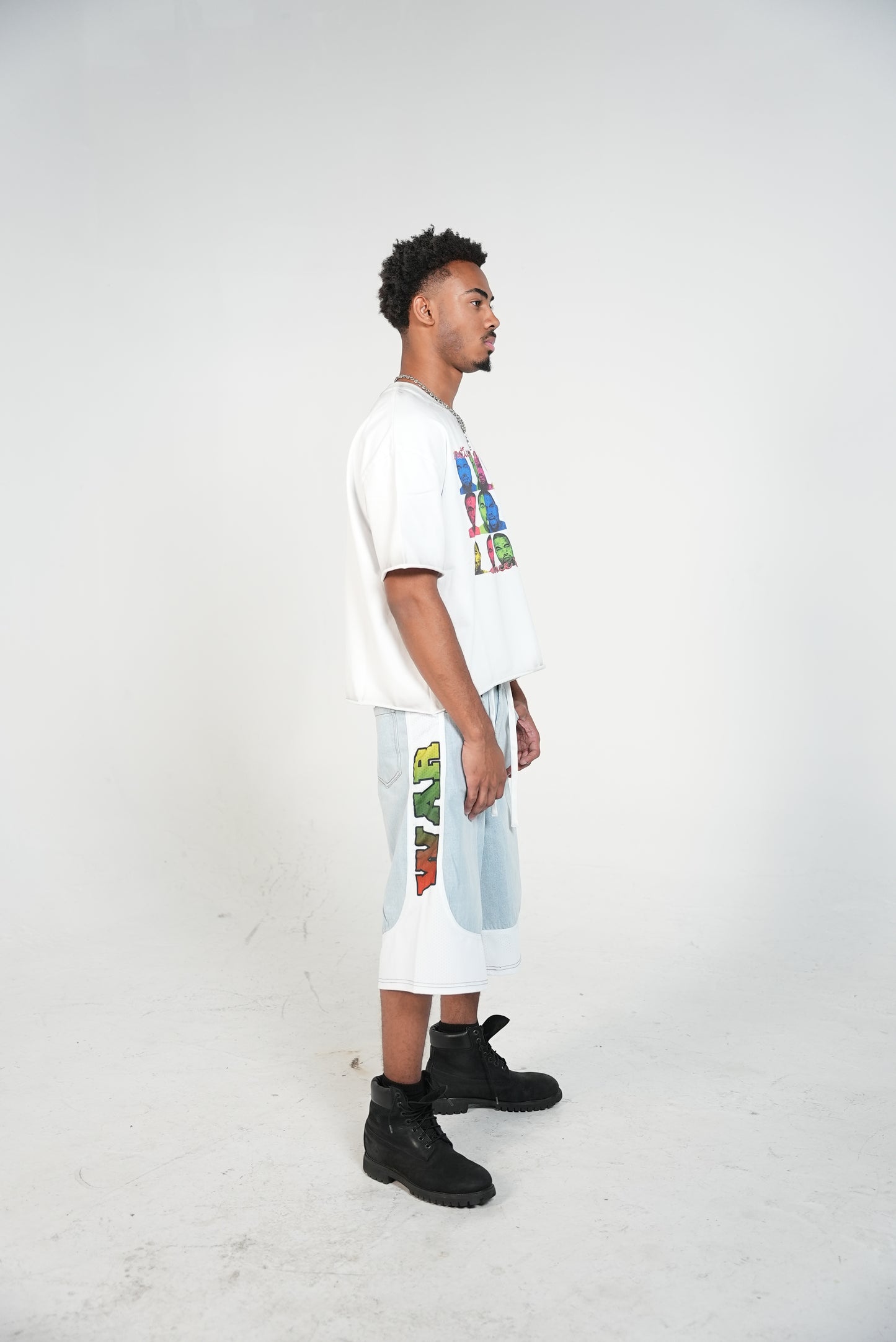 Basketball Jorts (Light Denim)