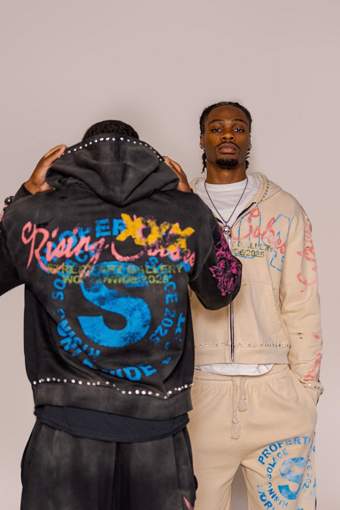 "Graphiti" hoodie (Black)