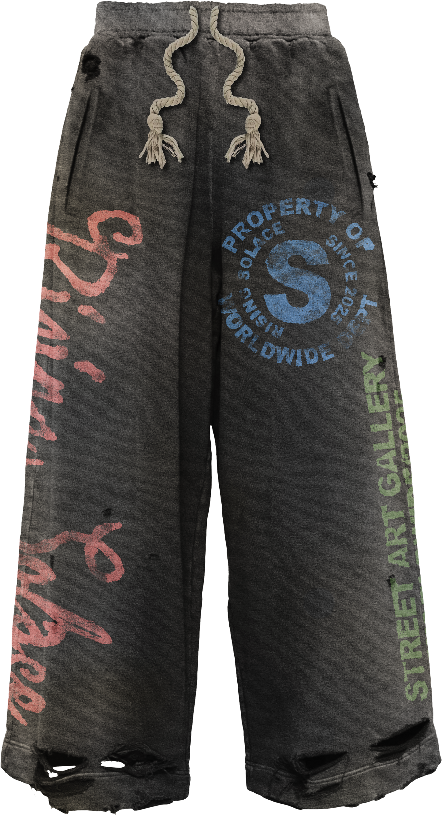 "Graphiti" pants (Black)