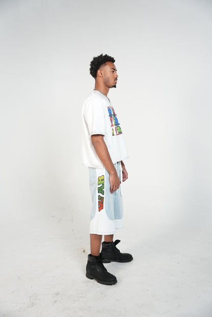 Basketball Jorts (Light Denim)