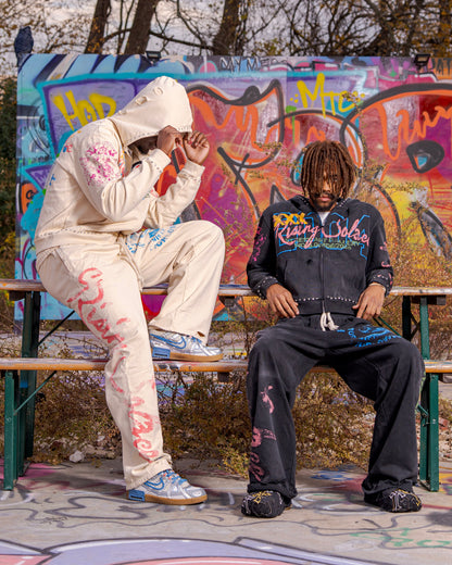 "Pressure makes Diamonds" hoodie (Black)