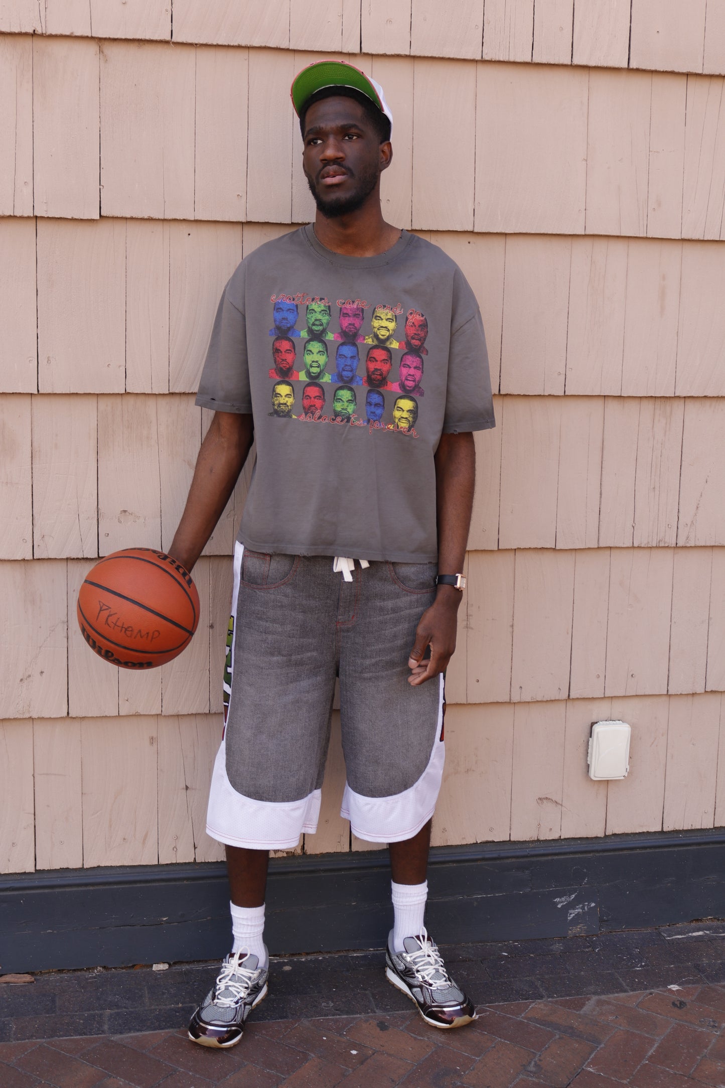 Basketball jorts (Gray)