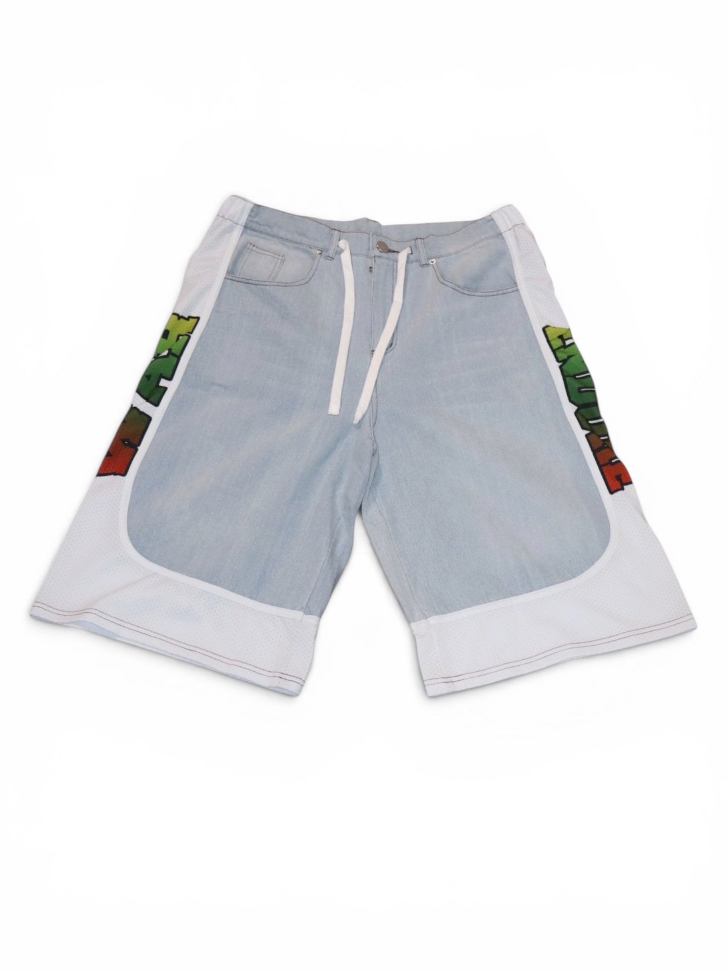 Basketball Jorts (Light Denim)