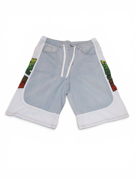 Basketball Jorts (Light Denim)